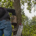 Nestkasten schoonmaken